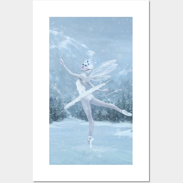 Snow Dancer Wall Art by Cellesria